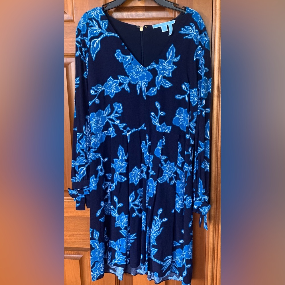 Draper James V-Neck Geranium Floral dress